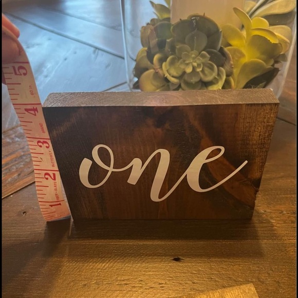 Wedding Table Numbers - Wooden - Picture 2 of 4